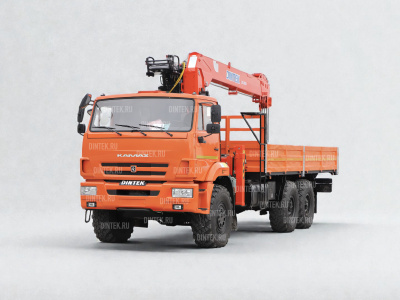 Камаз 43118 с КМУ Dintek LS1256